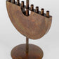 Engraved Iron Menorah