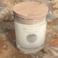 100% Natural Soy Wax Candle scented with organic essential oils