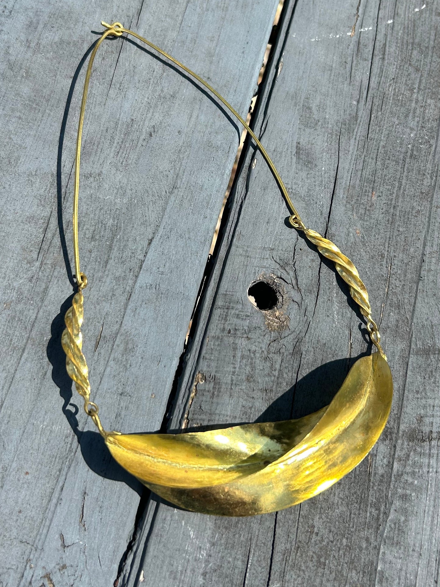 African Fulani Gold Necklace