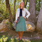Sari Wrap Skirt: Cool Tones / Maxi / 02-12
