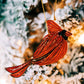 Quill Cardinal Ornament