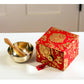 3" Red Lotus Meditation Bowl Box