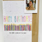 Growing Paper greeting card - Birthday Fire Hazard: Paper Band