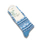 Socks that Give Water (Blue Fair Isle): Medium