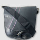Handcrafted Recycled Rubber Crossbody Bag w Removable Strap