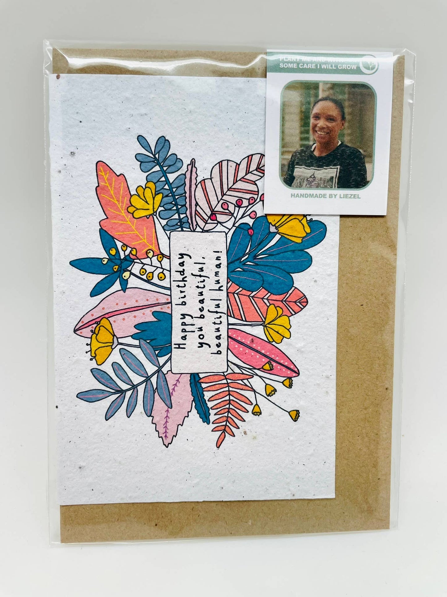Growing Paper greeting card - Beautiful Human: Paper Band