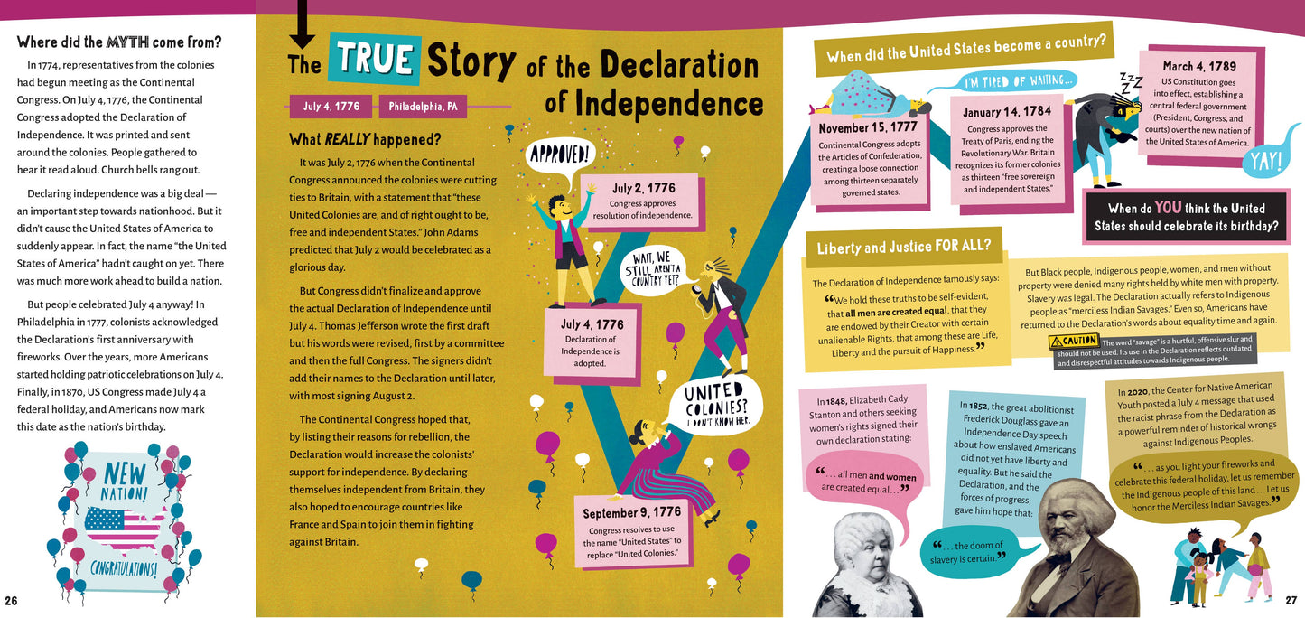 America's Founding Myths… And What REALLY happened: Hardcover