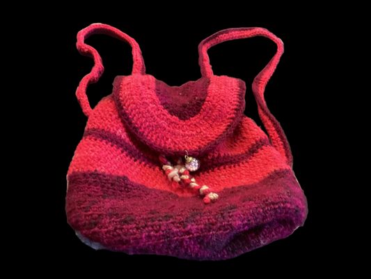 Crocheted Pink Bag