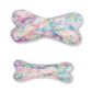 Eco Wool Dog Bones/Toys: Polka Dot & Tie-Dyed (Fair Trade): Tye-Dyed / Large