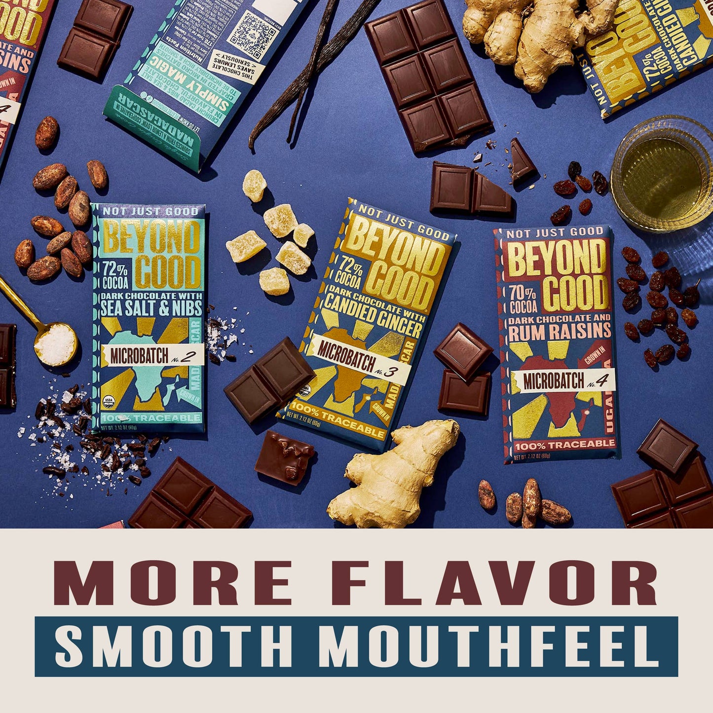 [Microbatch] 70% Cocoa Dark Chocolate and Rum Raisins