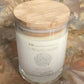 100% Natural Soy Wax Candle scented with organic essential oils