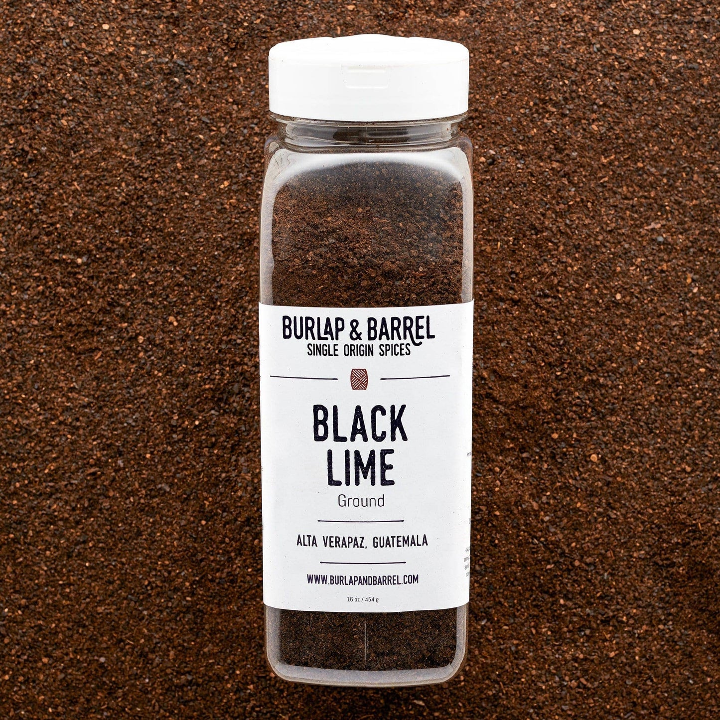 Ground Black Lime (Persian lime, Omani lime) - Single Origin: 2.8 oz glass jar