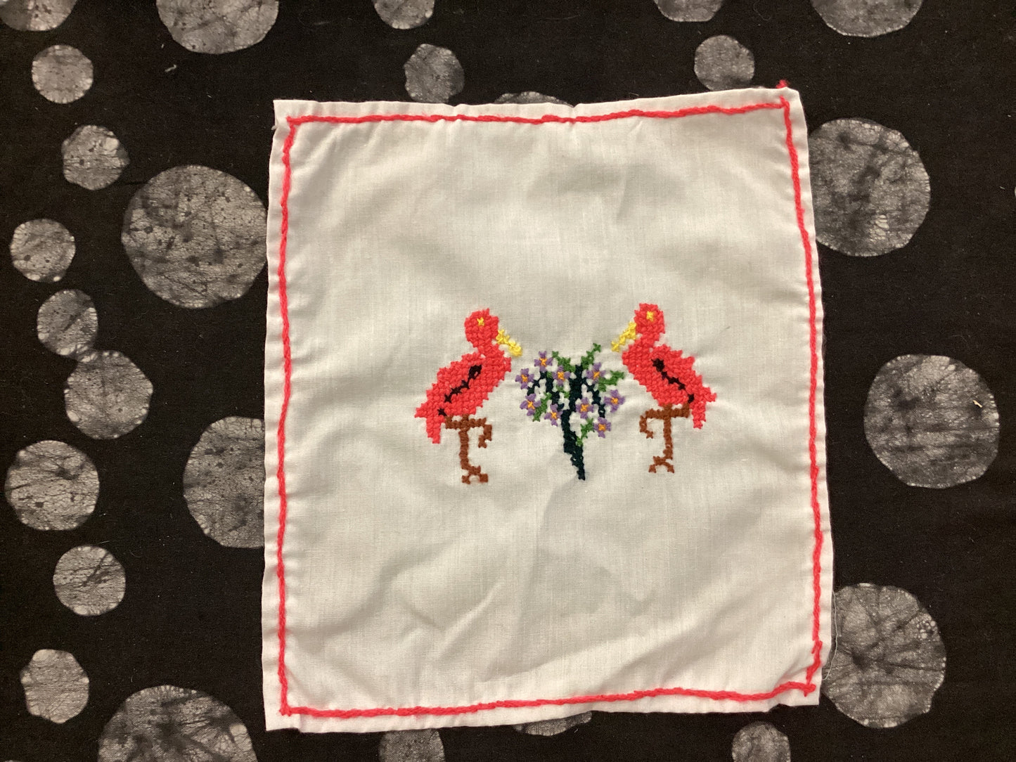 Embroidered Tissue Squares