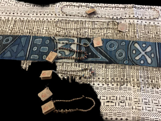 Recycled paper necklace