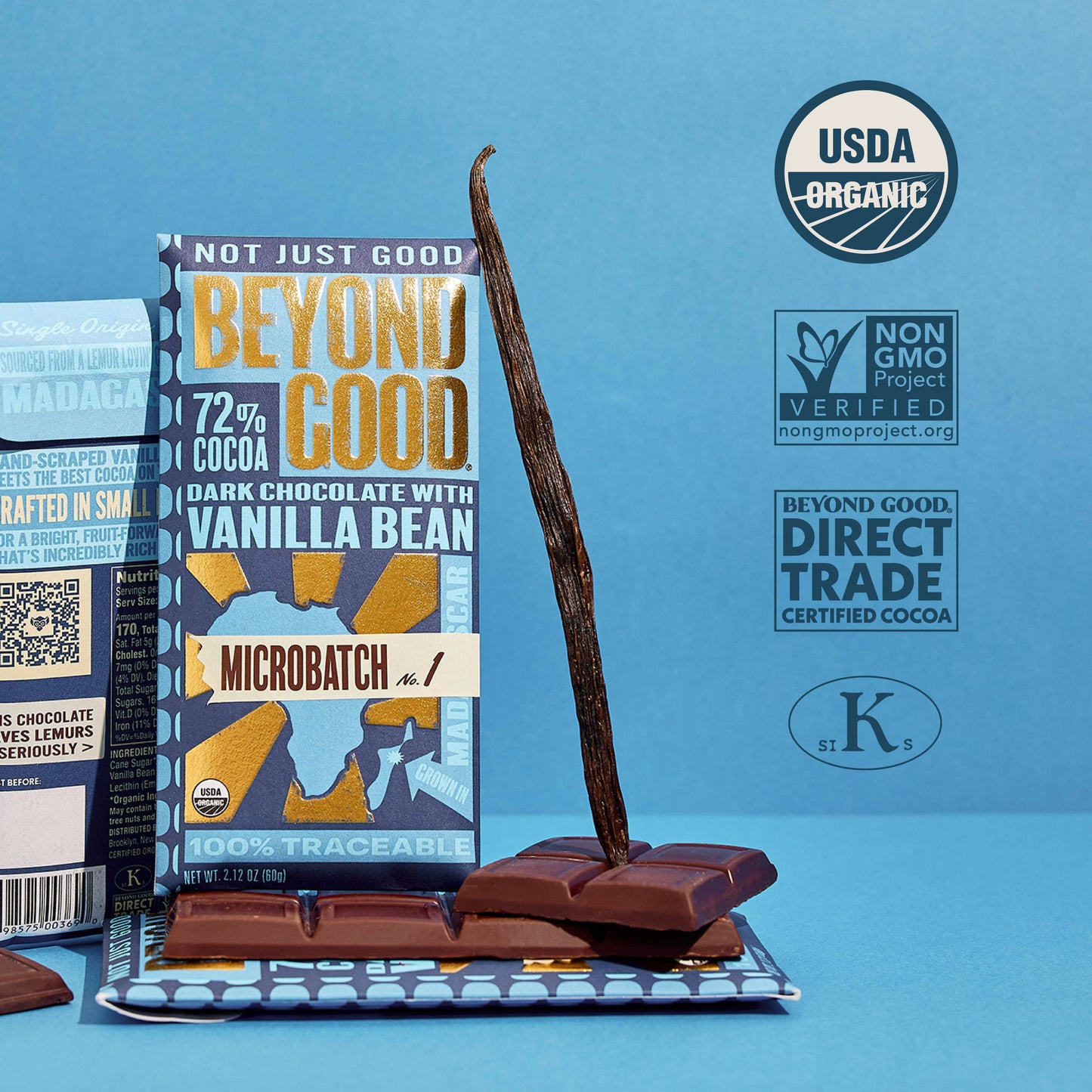 [Microbatch] 72% Cocoa Dark Chocolate with Vanilla Bean