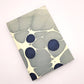 Grey and Slate Bubbles Marble Hardback Journal