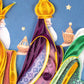Quilled Three Wise Men Greeting Card