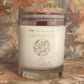 100% Natural Soy Wax Candle scented with organic essential oils