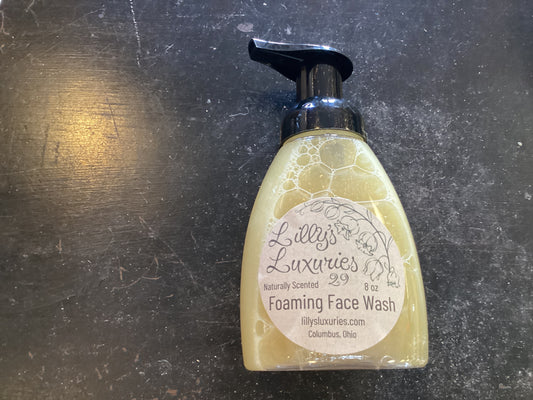Lilly’s luxury foaming face wash 8 ounces