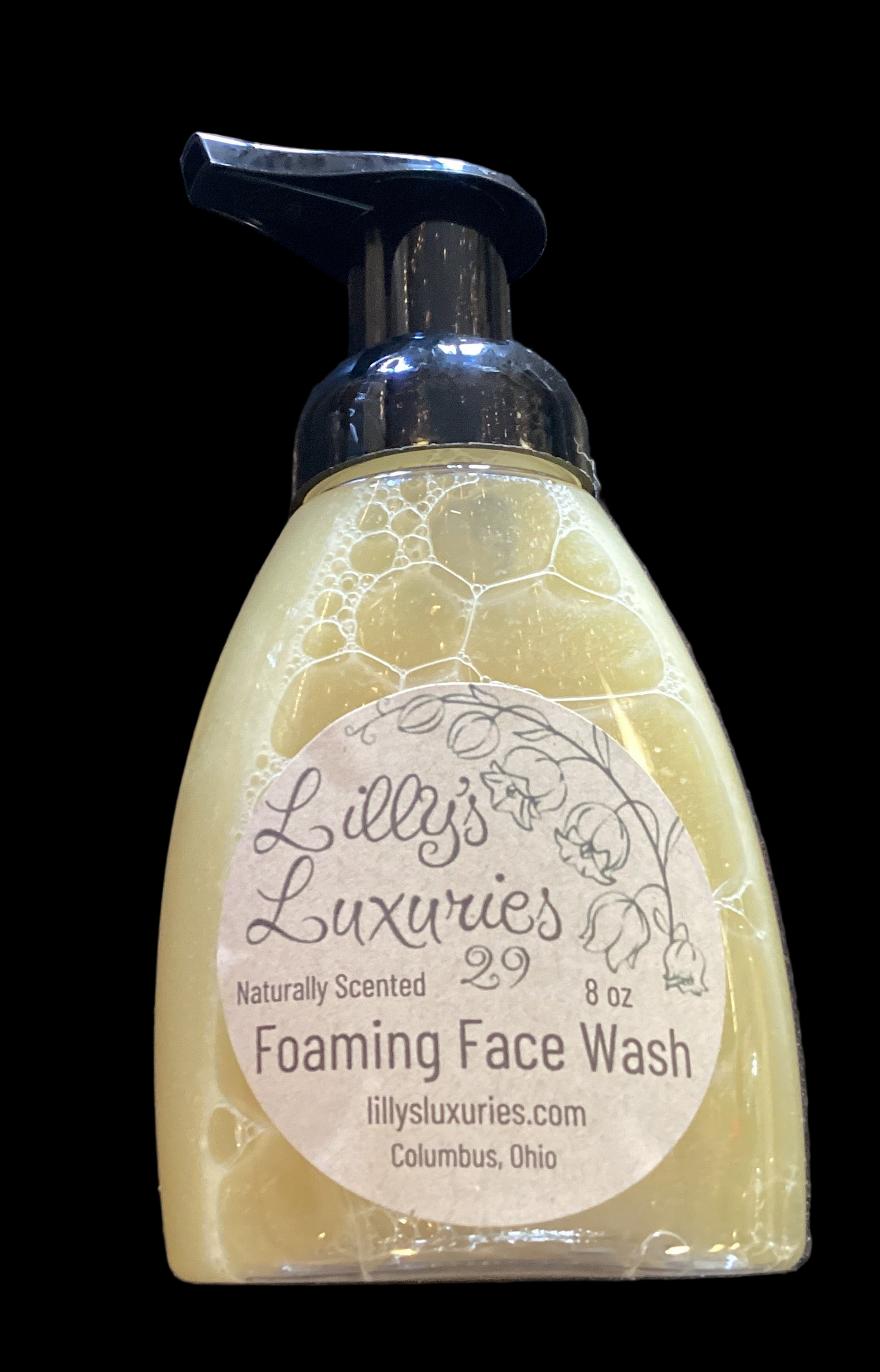 Lilly’s luxury foaming face wash 8 ounces