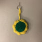 Crochet Sunflower keychain