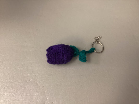 Crochet Flower Keychain