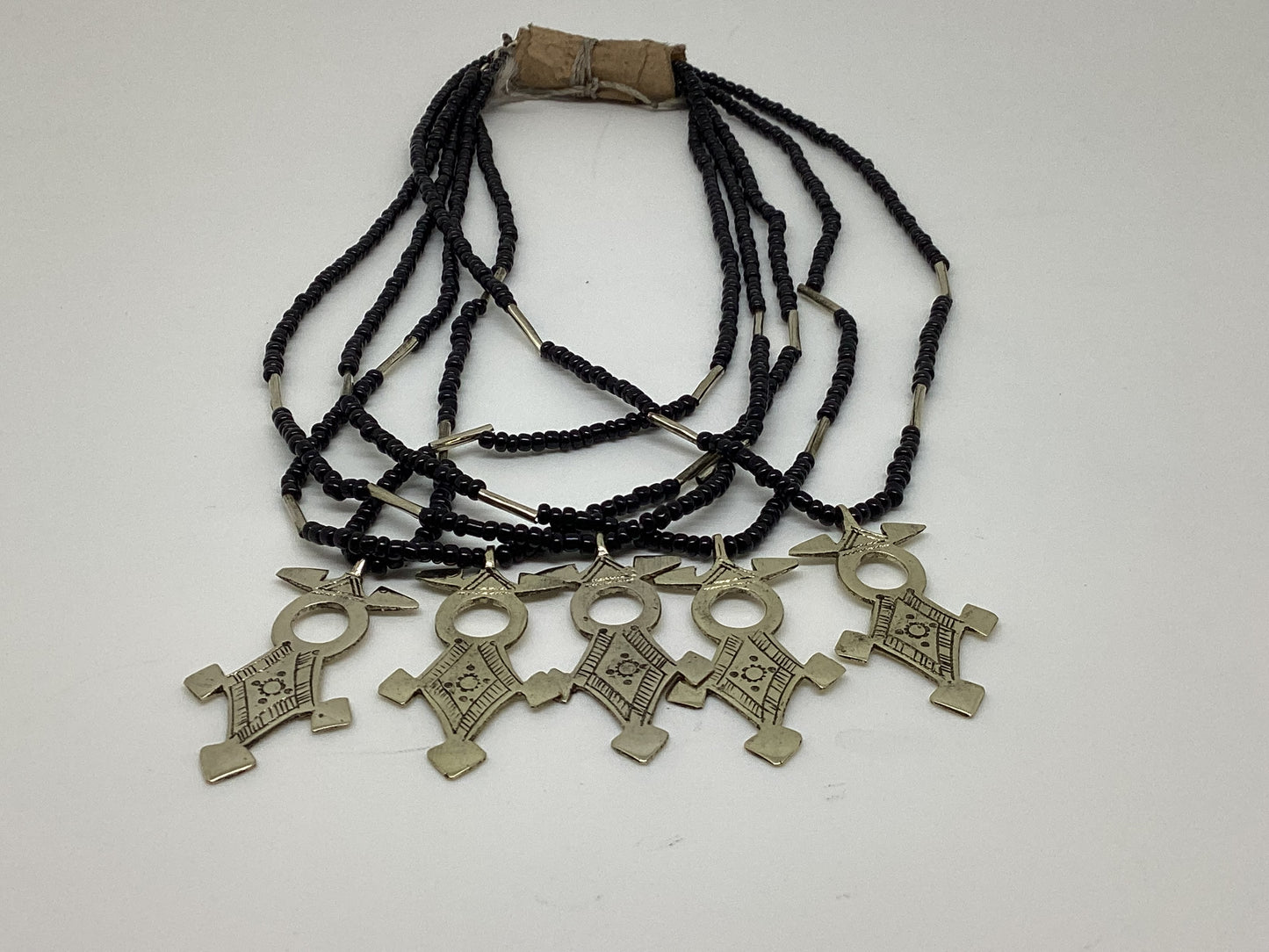 Collar cruz pequeña tuareg
