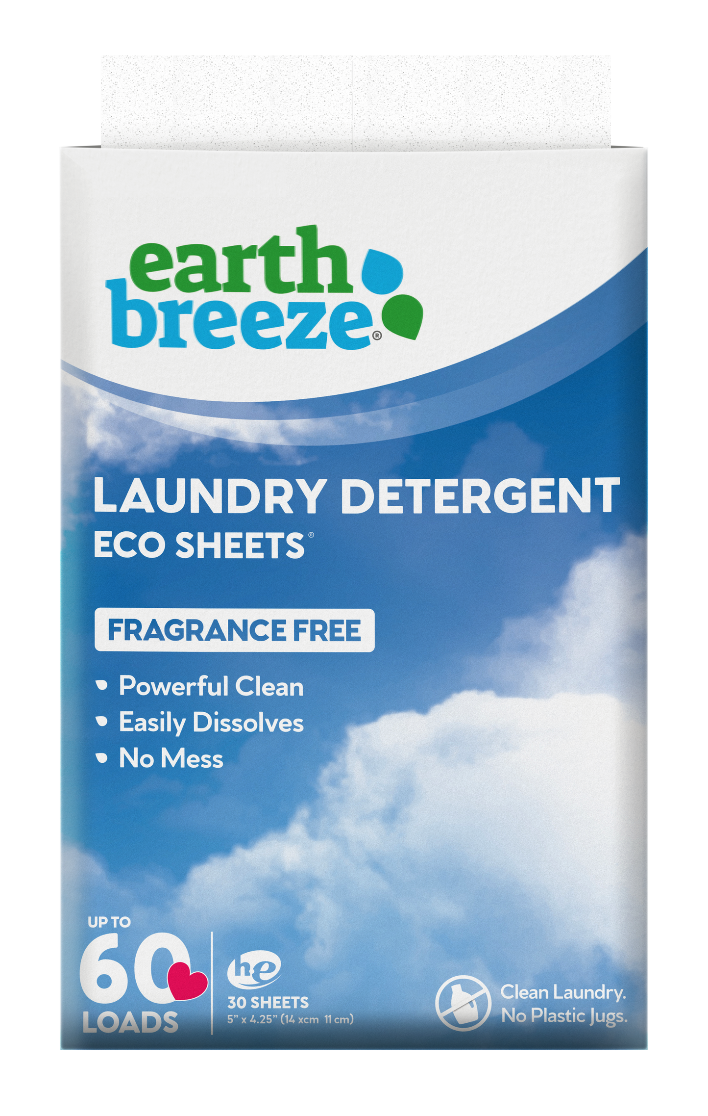 Earth Breeze - Zero-Waste Eco Sheets (Fragrance Free)