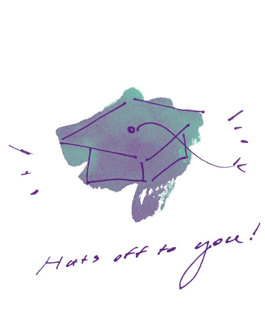 Hat's Off Graduation Card