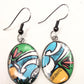 Upcycled Alumnium Can Earrings…Bright Multi