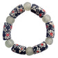 PULSERAS DE CUENTAS KROBO PINTADA A MANO