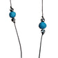 Eco-Chic Adjustable Necklace: Blue