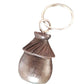 African Village Hut Wooden Keychain