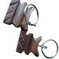 Asesegoa Stool Wooden Keychain