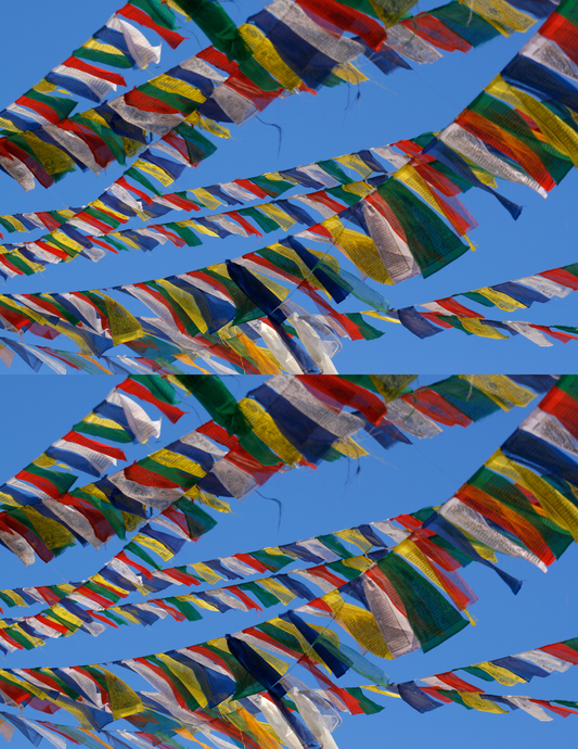 Bandera de oración grande