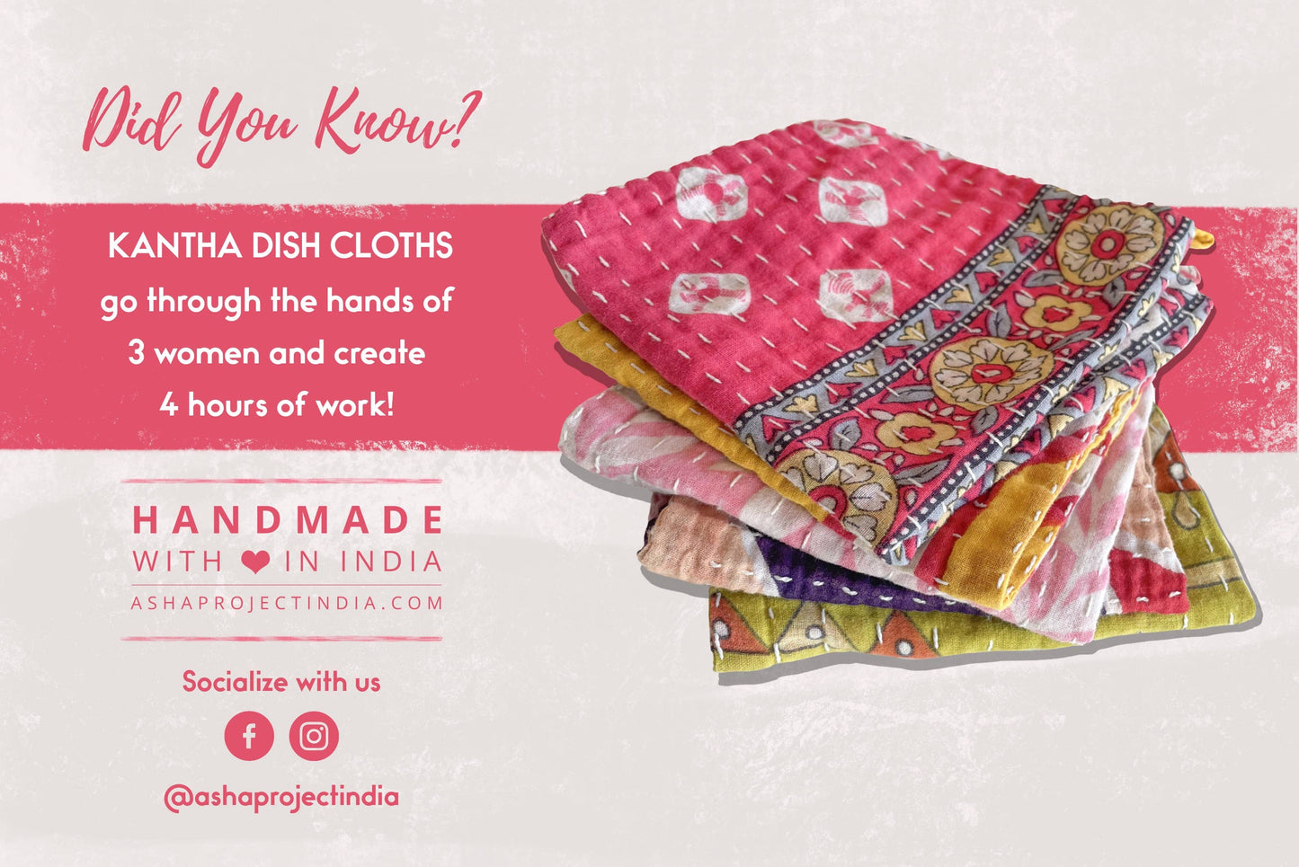 Kantha Dish Cloth