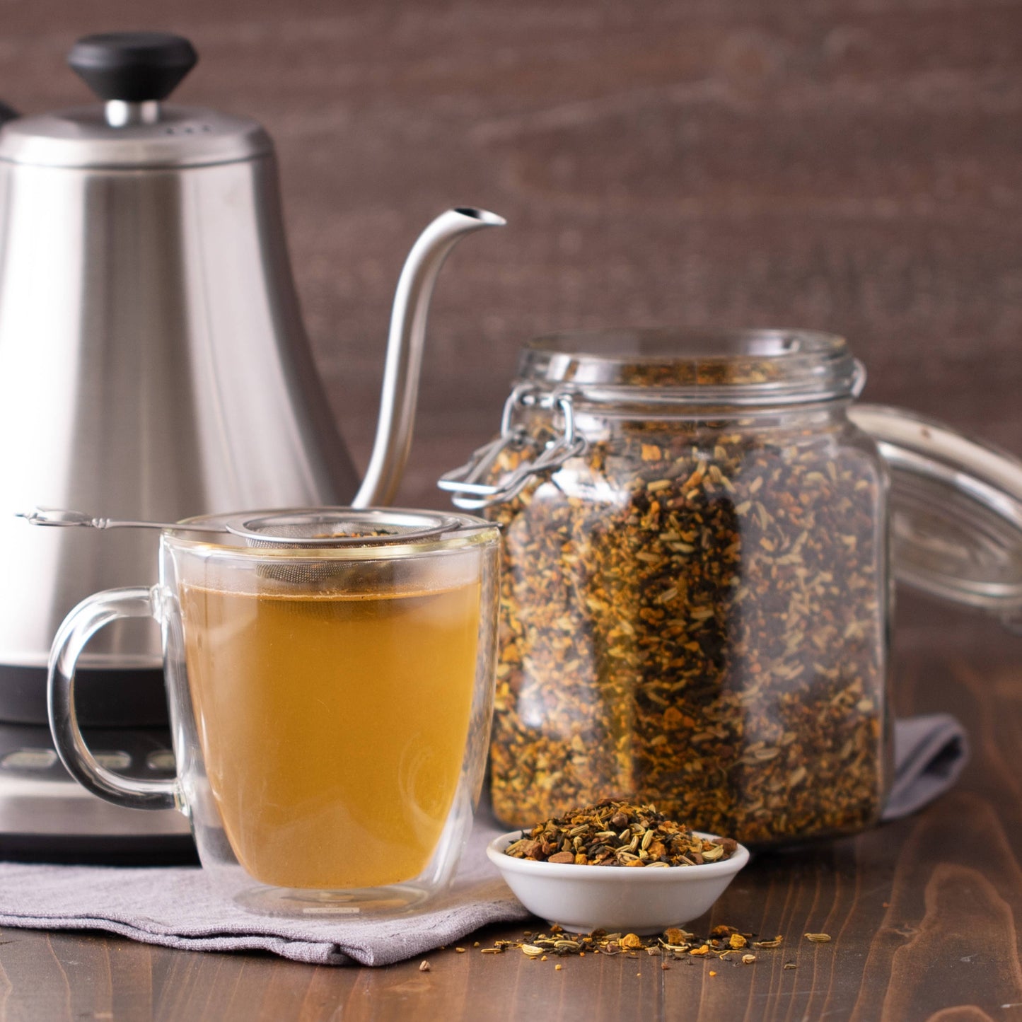 Turmeric Chai Tea, Organic, Kosher, Non ETO, Bulk, 1lb