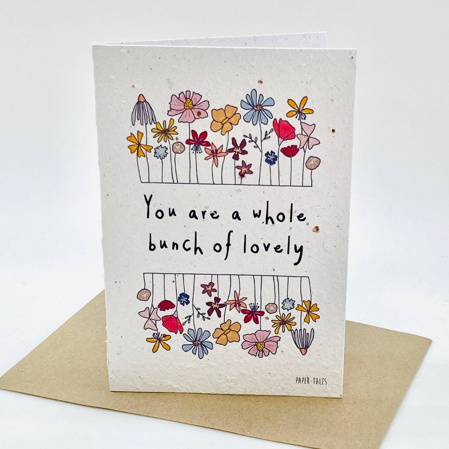Growing Paper greeting card - Lovely: Paper Band