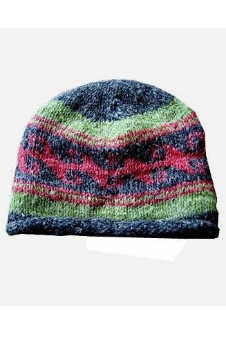 Hemp + Wool roll hat, fleece lined