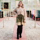 Sari Wrap Skirt: Cool Tones / Maxi / 02-12