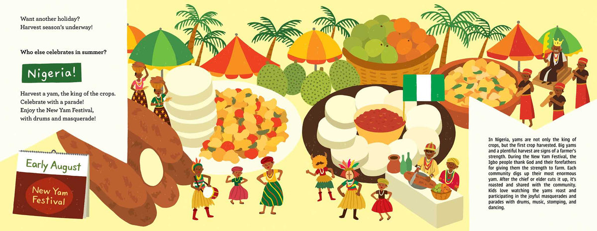 Feasts and Festivals Around the World: From Lunar New Year to Christmas by Alice B. McGinty: Hardcover; 40 pages / English