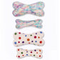 Eco Wool Dog Bones/Toys: Polka Dot & Tie-Dyed (Fair Trade): Tye-Dyed / Large