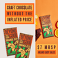 Orange Zest Dark Chocolate 73% | Craft Chocolate | Gift