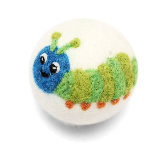 Bugs: Eco Wool Dryer Balls Fair Trade: Caterpillar