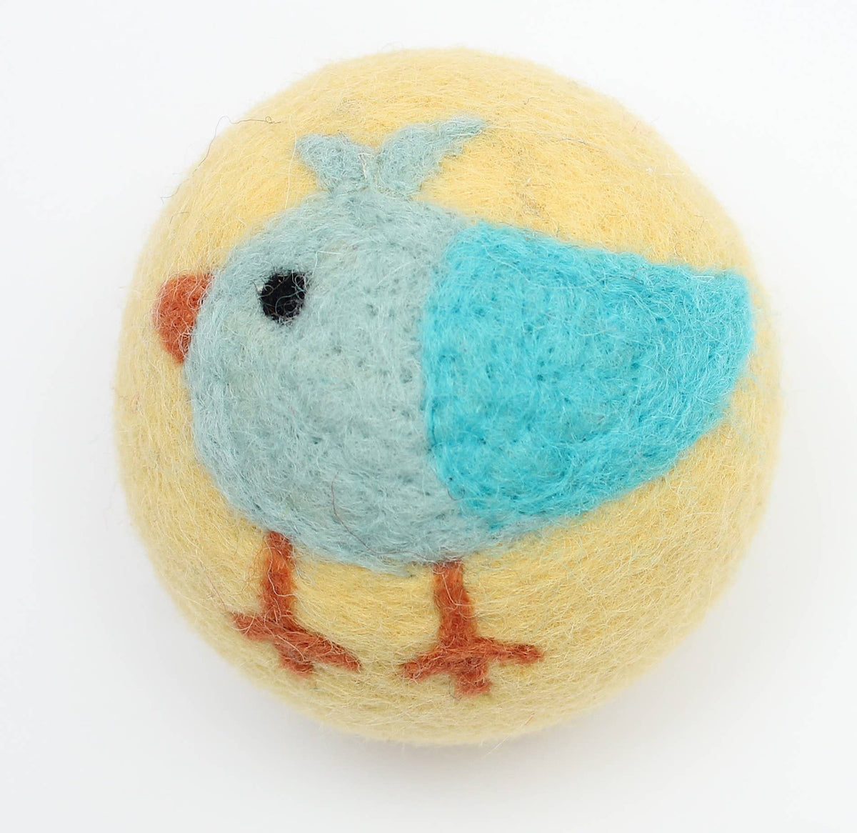 Birds: Eco Wool Dryer Balls Fair Trade: Red Bird