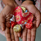 Kantha Heart Gift Pouch