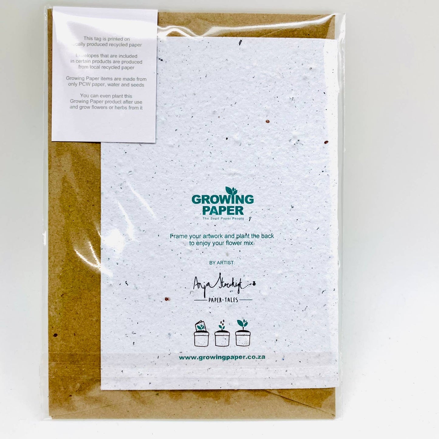 Growing Paper greeting card - Beautiful Human: Paper Band