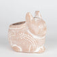Petite Crouching Cat Planter