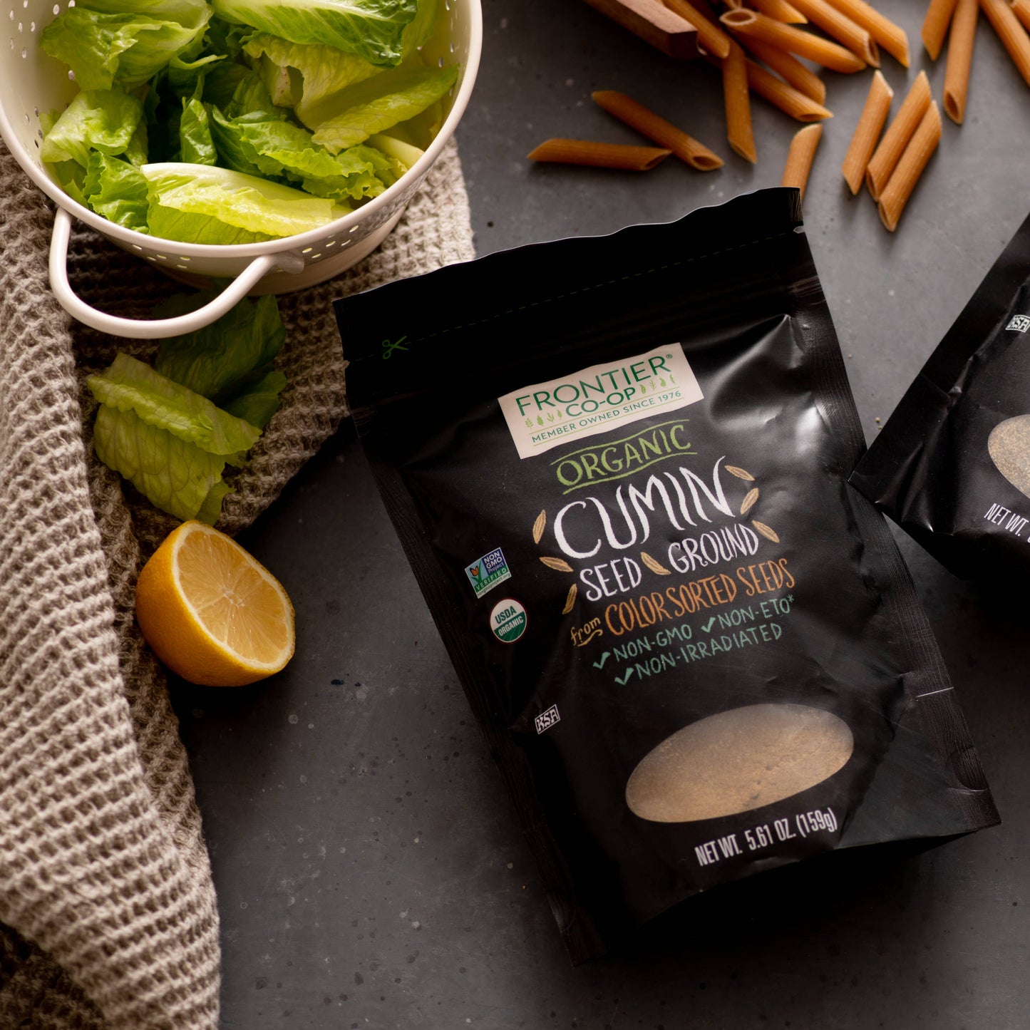 Ground Cumin Seed, Certified Organic, Non-GMO 5.61 Oz.