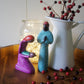 Mary Kneeling & Joseph Standing Nativity, Colorful
